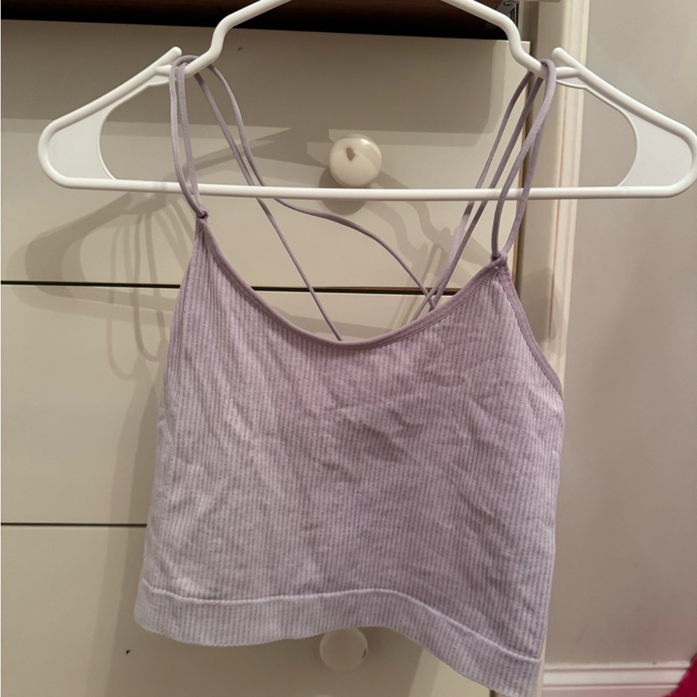Lavender Crop Top